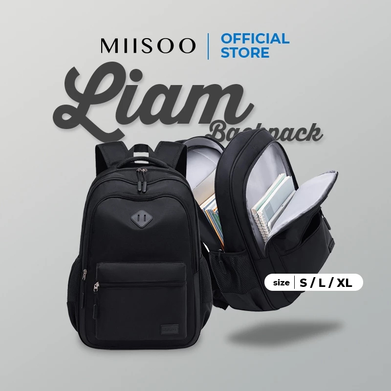 Jual MIISOO LIAM Backpack Tas Ransel/Tas Sekolah/Tas Travel/Backpack ...