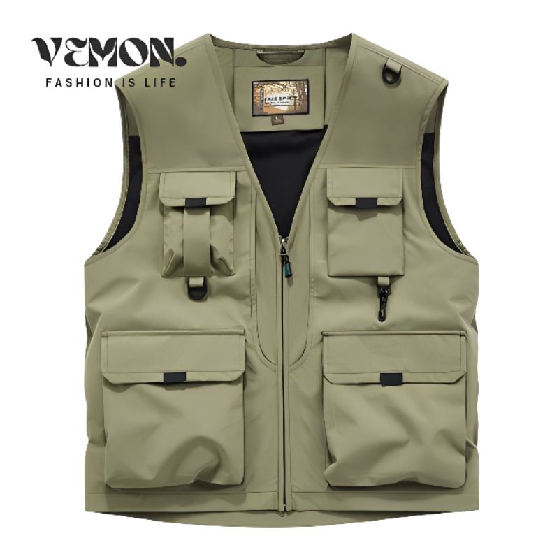 Jual VEMON BRAND. | Jaket Rompi / Rompi Banyak Saku / Rompi Gunung ...