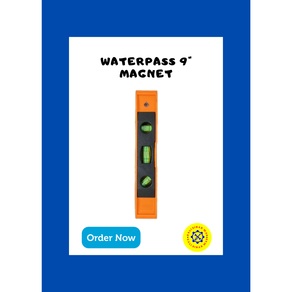 Jual Waterpass Water Pass Magnet Aluminium Torpedo 9 Inch | Shopee ...