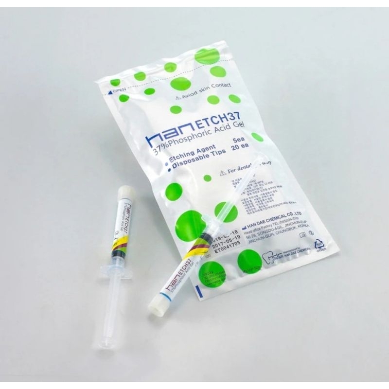 Jual ETSA Gel 5 Syringe / Dental Etsa gel / Dental Etch 37% HAN ETCH ...