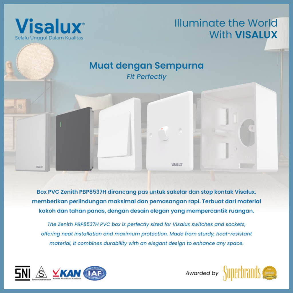 Jual Visalux Box (Inbow / Outbow Dus) - Zenith / Dus Saklar & Stop ...
