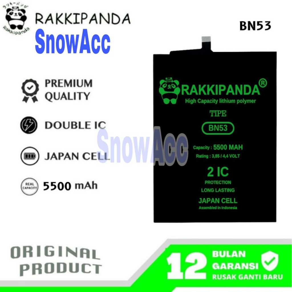 Rakkipanda Baterai Xiaomi Redmi Note Pro Redmi Pro Redmi Note 10  Pro Redmi Note 10 Pro Max Battery BN53
