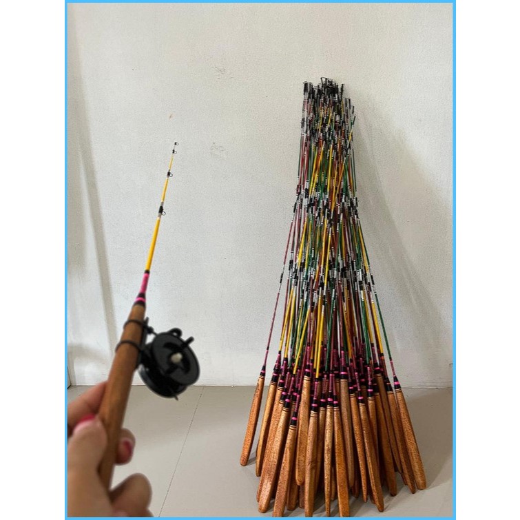 joran lentur micro fishing 50 CM satu set siap pakai