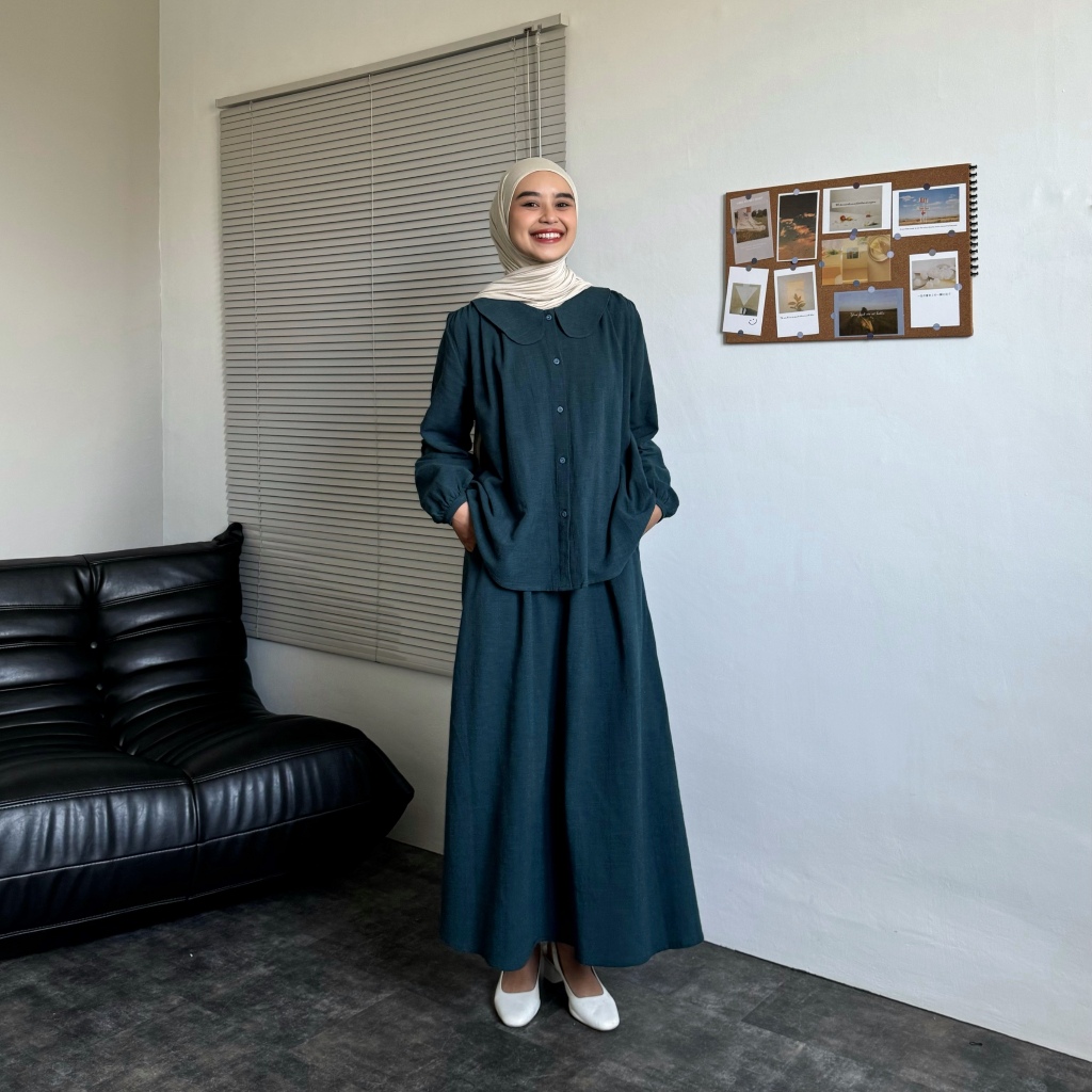 Jual RYU ONE SET LINEN | SETELAN ROK | ALYATTIRE | Shopee Indonesia