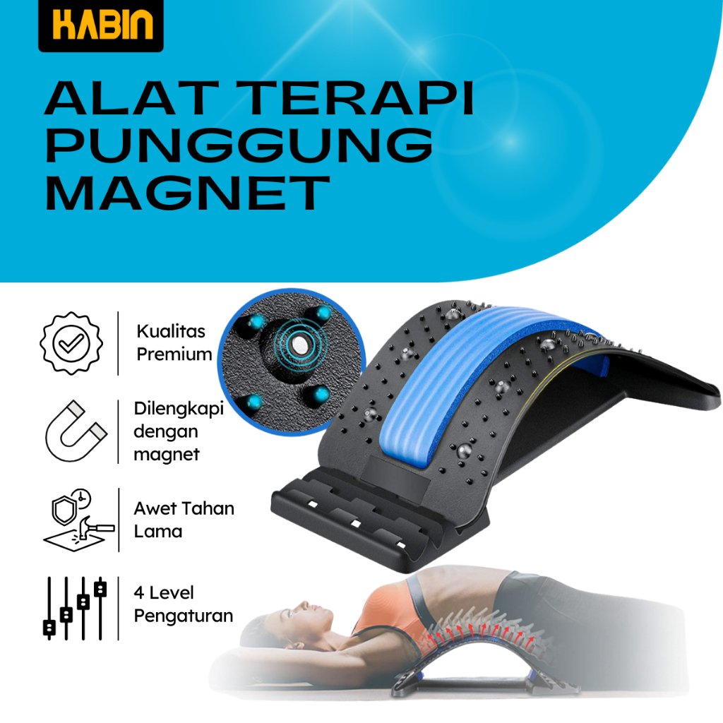 Jual Alat Terapi Punggung Magnet Lumbar Spinal Support Relax - D869 ...