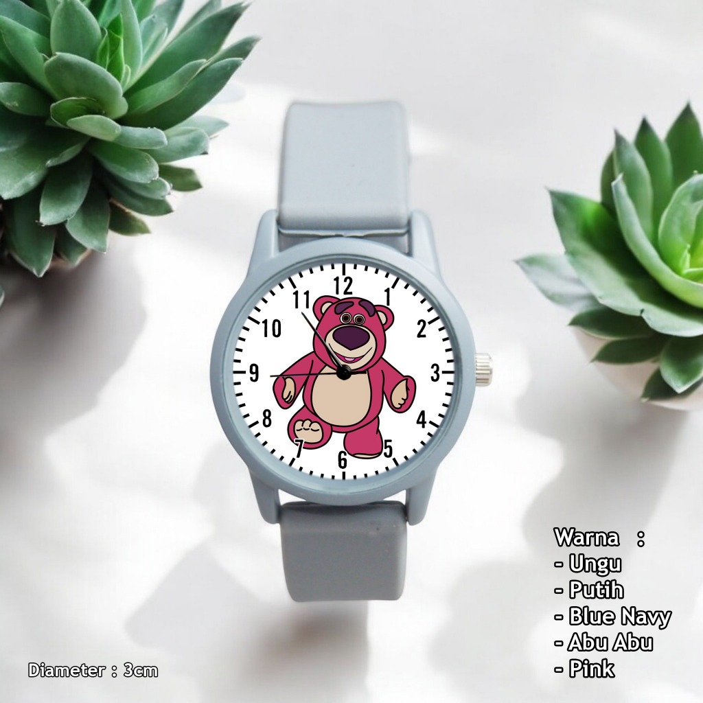 Jual Jam Tangan Fashion Cewek Karakter Lotso Favorit Terbaru | Shopee ...