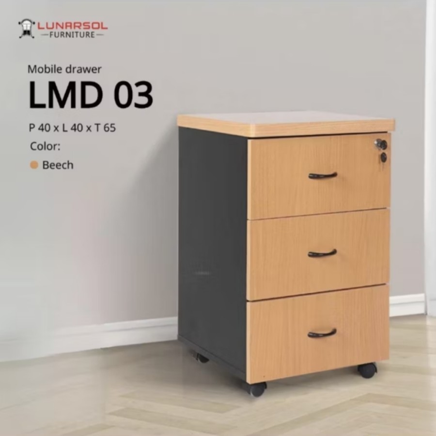 Jual Laci Dorong 3 Susun LMD 03 Lemari Arsip Kantor Minimalis Berkunci ...