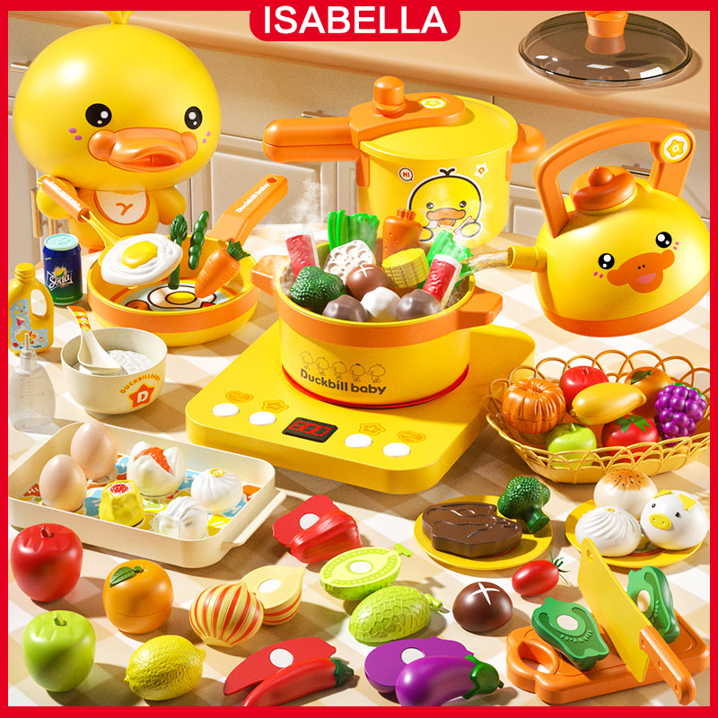 Jual ISABELLA 86pcs Peralatan Dapur Simulasi / Mainan Masakan / Mainan ...