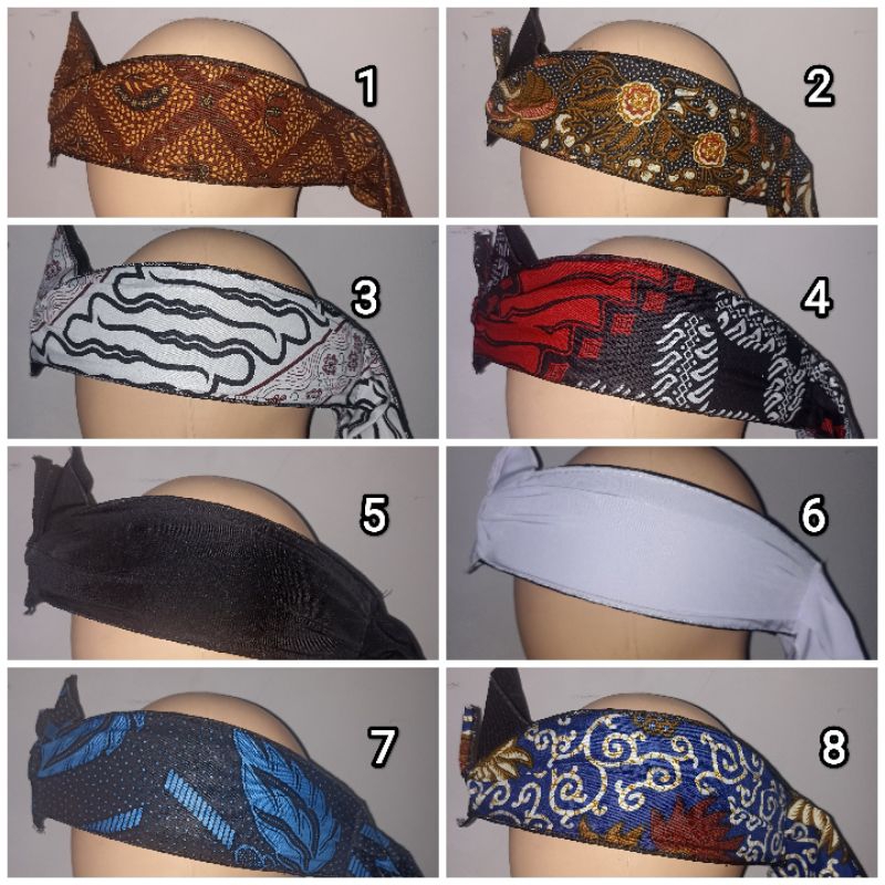Jual Iket ikat kepala totopong topi tradisional udeng sunda atas bolong ...