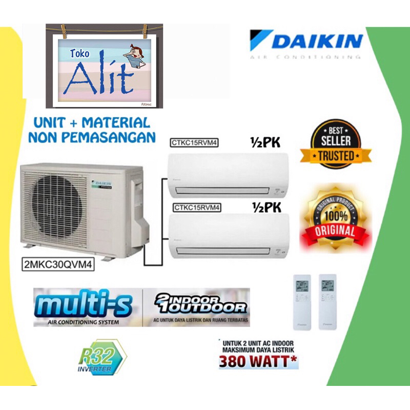 Jual DAIKIN MULTI-S AIR CONDITIONING R32 INVERTER | Shopee Indonesia
