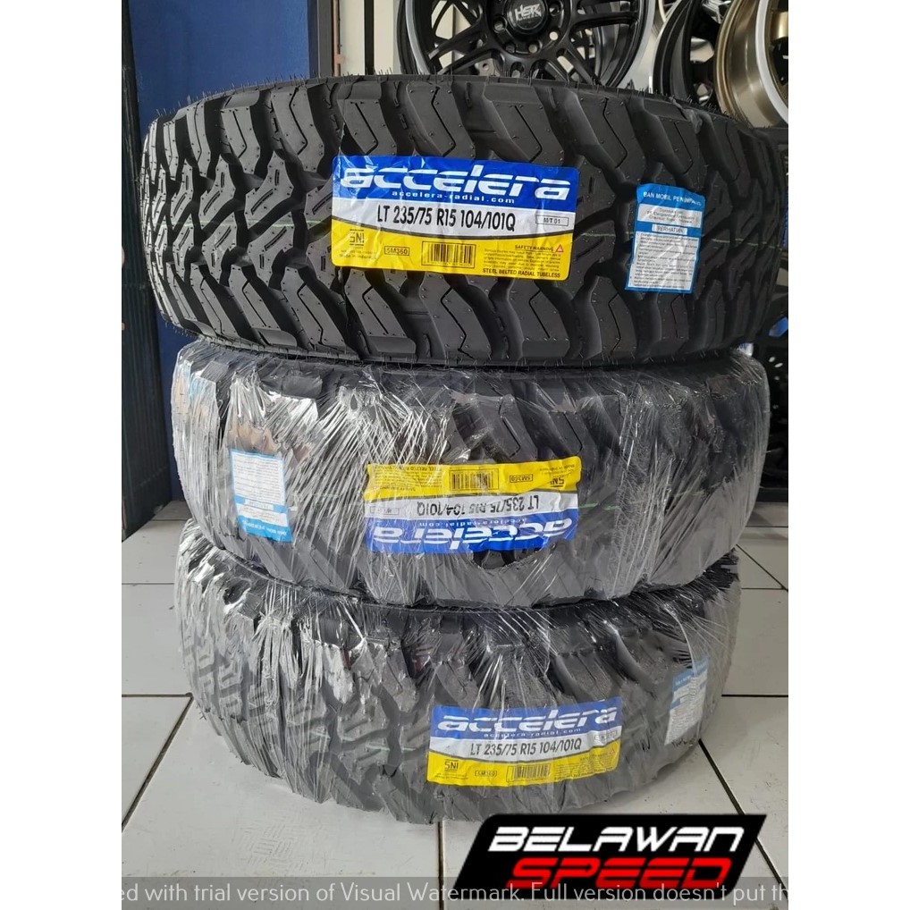 Jual BAN MOBIL KEMBANG KASAR KEMBANG PACUL MERK ACCELERA M/T-01 UKURAN ...