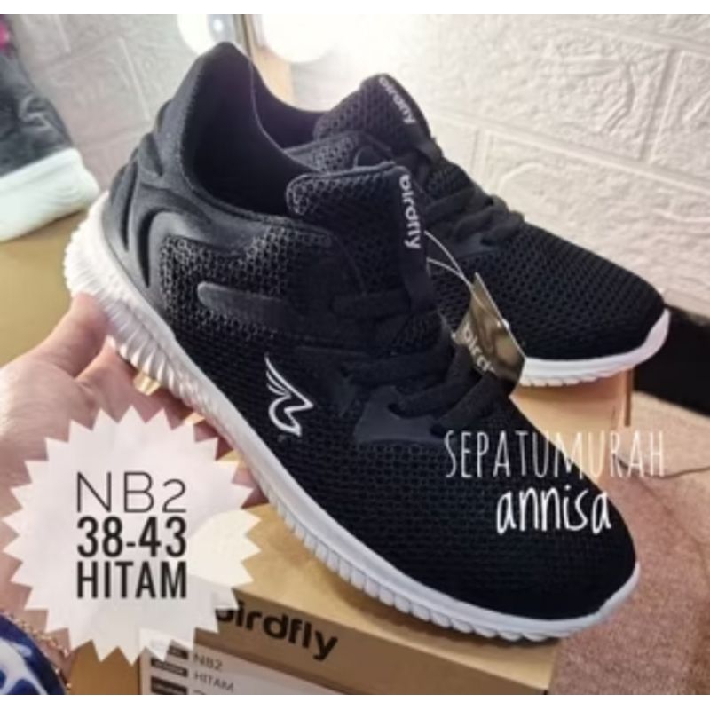 Jual SEPATU HITAM SPEED/BIRDFLY/RAFA | Shopee Indonesia