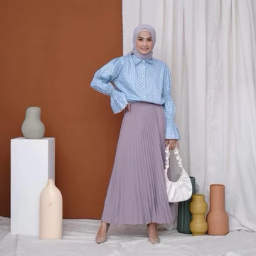 Rok Plisket Mayung Premium Adem Nyaman Fit To XL