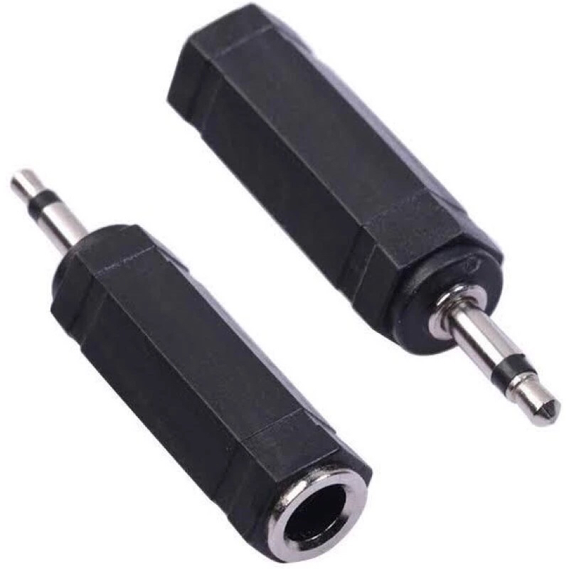 Jual Jack Converter Audio 6.5mm AUX to 3.5 mm MONO PVC - Jack Cover ...