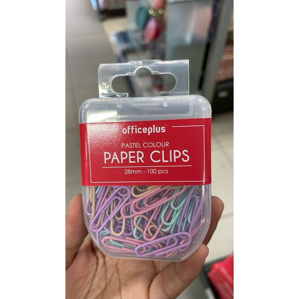 Jual Gramedia - OFFICE-P PAPER CLIP 28MM PASTEL COLOR 100PCS OP-PC28PTL ...
