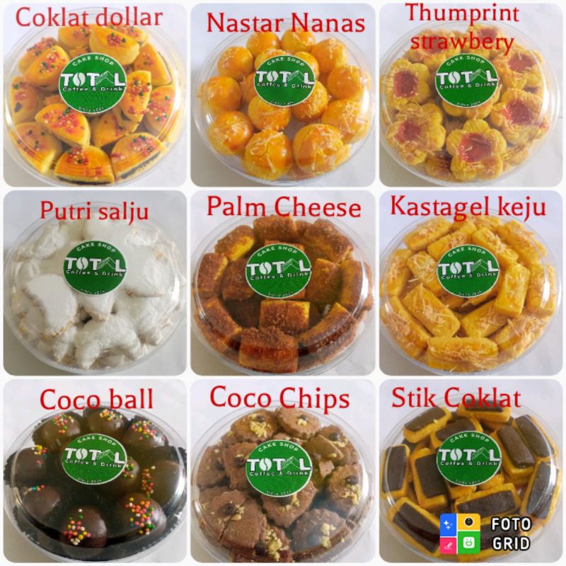 Jual KUE KERING ANEKA RASA PAKET/5 Toples /250GRAM | Shopee Indonesia