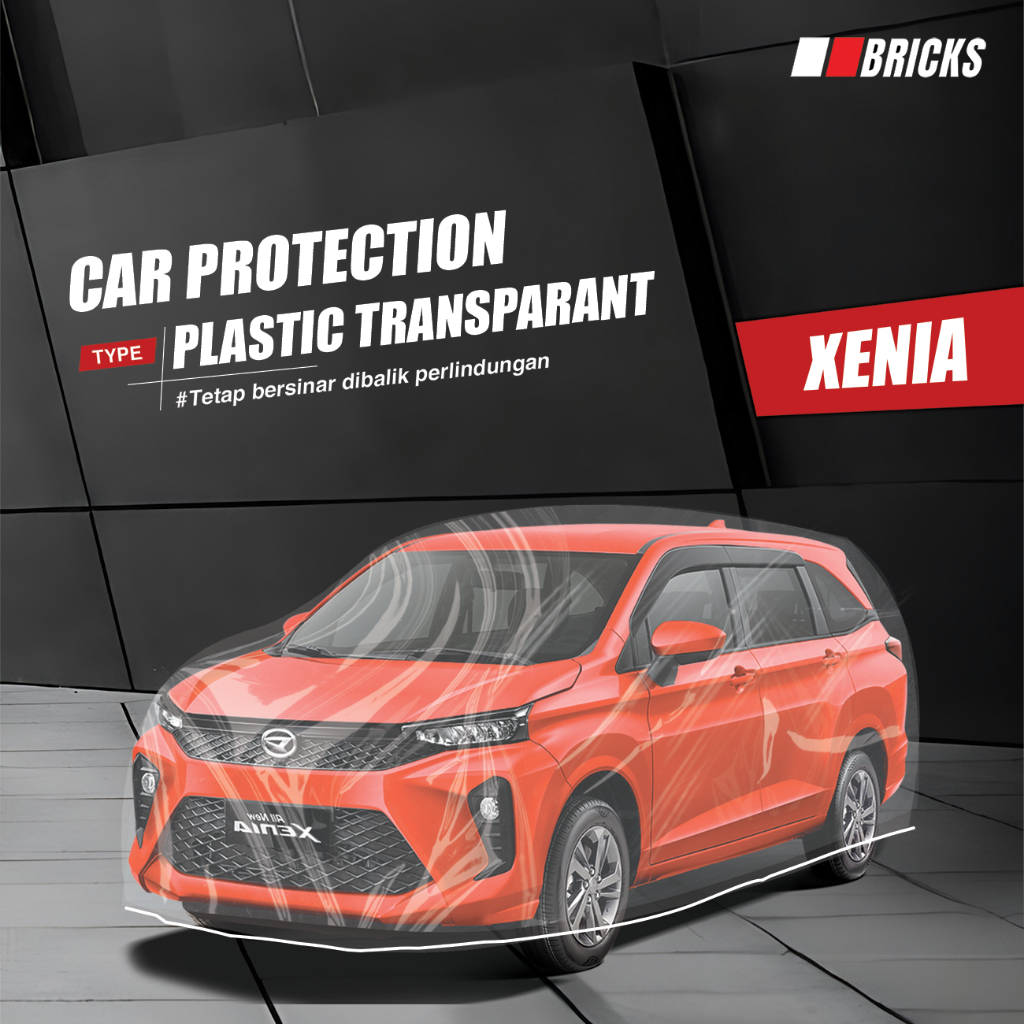 Transparan Sarung Mobil Plastik XENIA Cover Mobil pelindung mobil