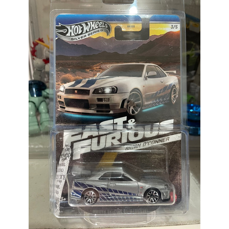 Jual Hot Wheels FF Skyline GT R34 Brian D’Conner + Protector | Shopee ...