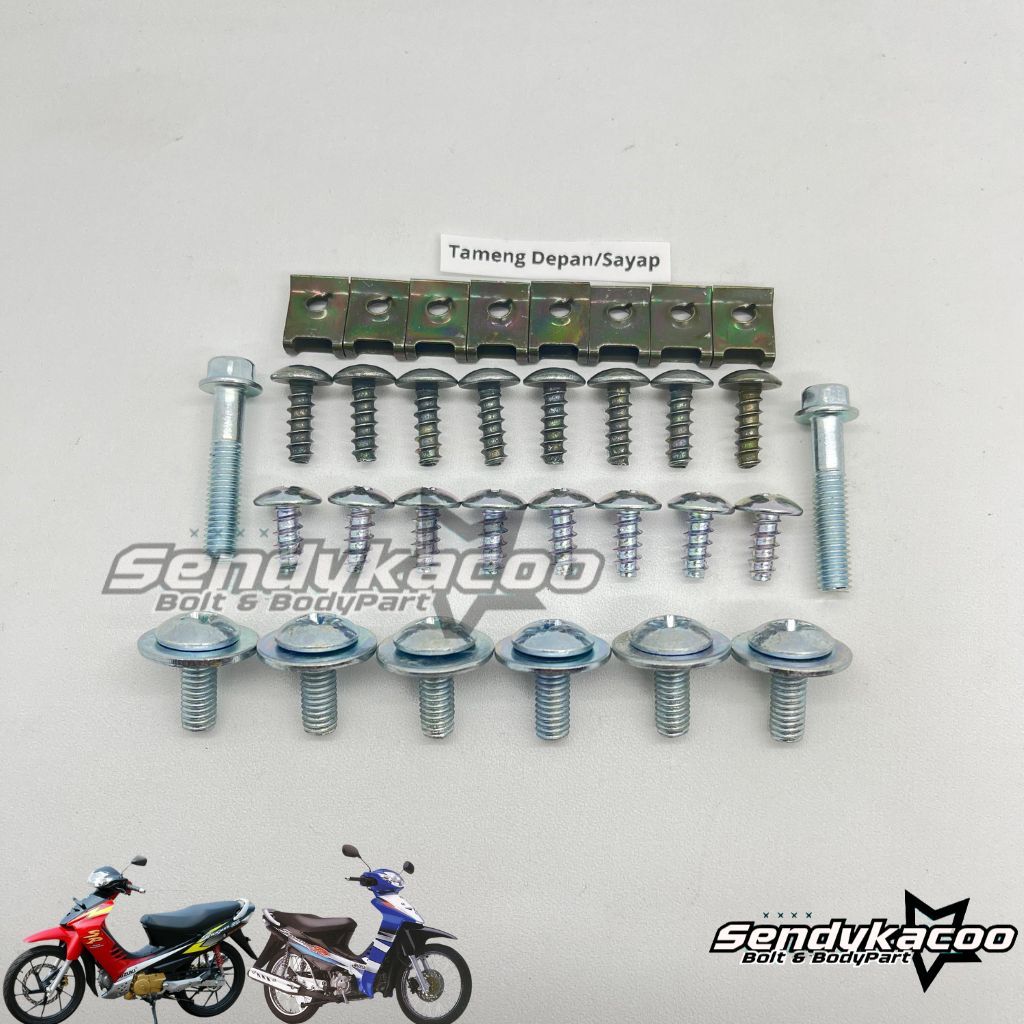 Jual baut body shogun 125 R Full set / body set shogun 125 | Shopee ...