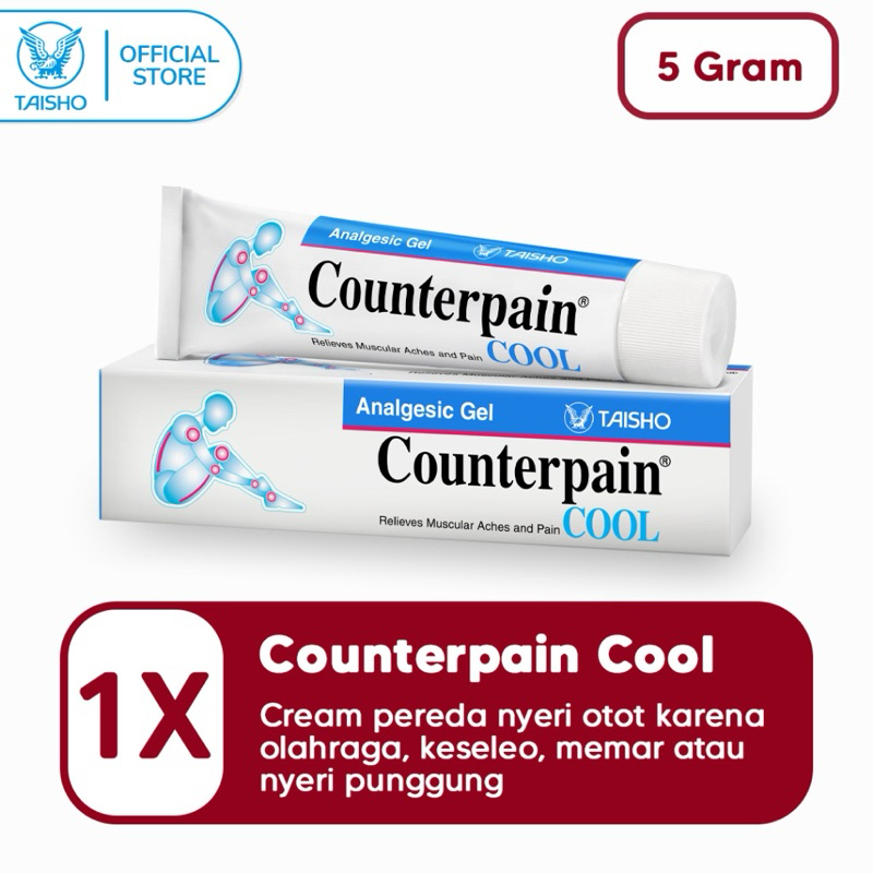 Jual Counterpain Cool 5gr - Pereda Nyeri Otot & Sendi | Shopee Indonesia