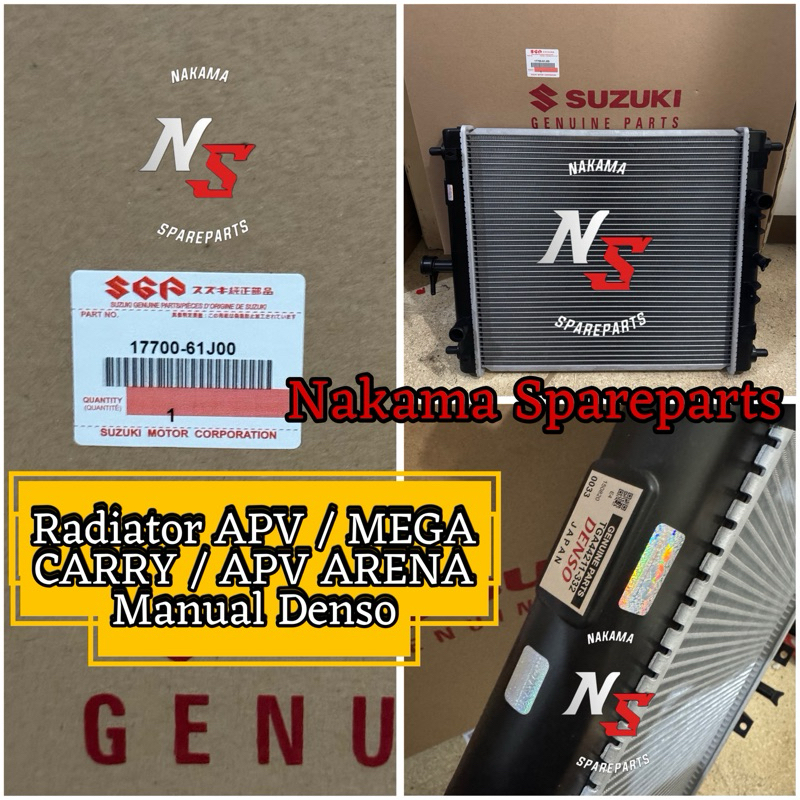 Jual Radiator assy APV / Mega Carry / APV Arena manual asli original ...