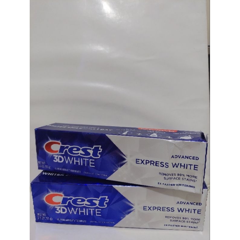 Jual Crest 3D White Advance Express White Toothpaste 93g | Shopee Indonesia