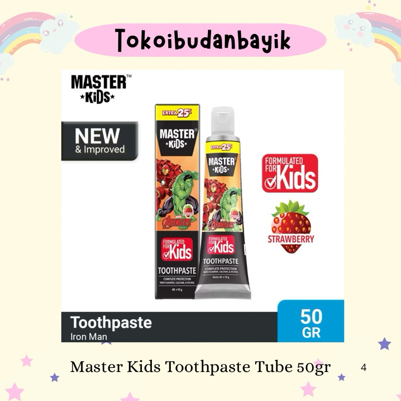 Jual Master Kids Toothpaste Tube 50gr | Shopee Indonesia