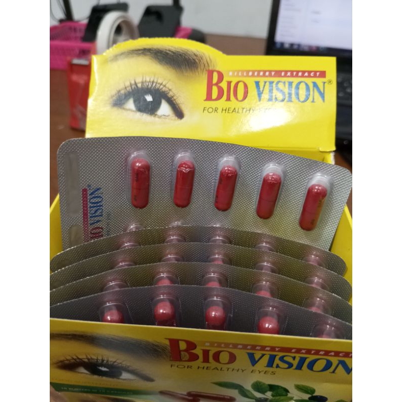 Jual Bio vision/ strip 10 kapsul suplemen mata | Shopee Indonesia
