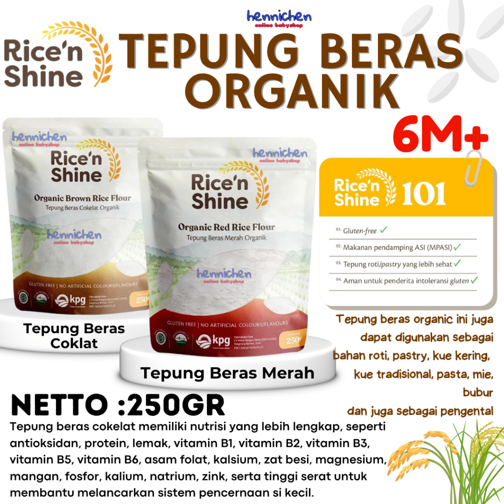 Jual RICE n SHINE - Tepung Beras Organik | Cocok untuk MPASI - GLUTEN ...