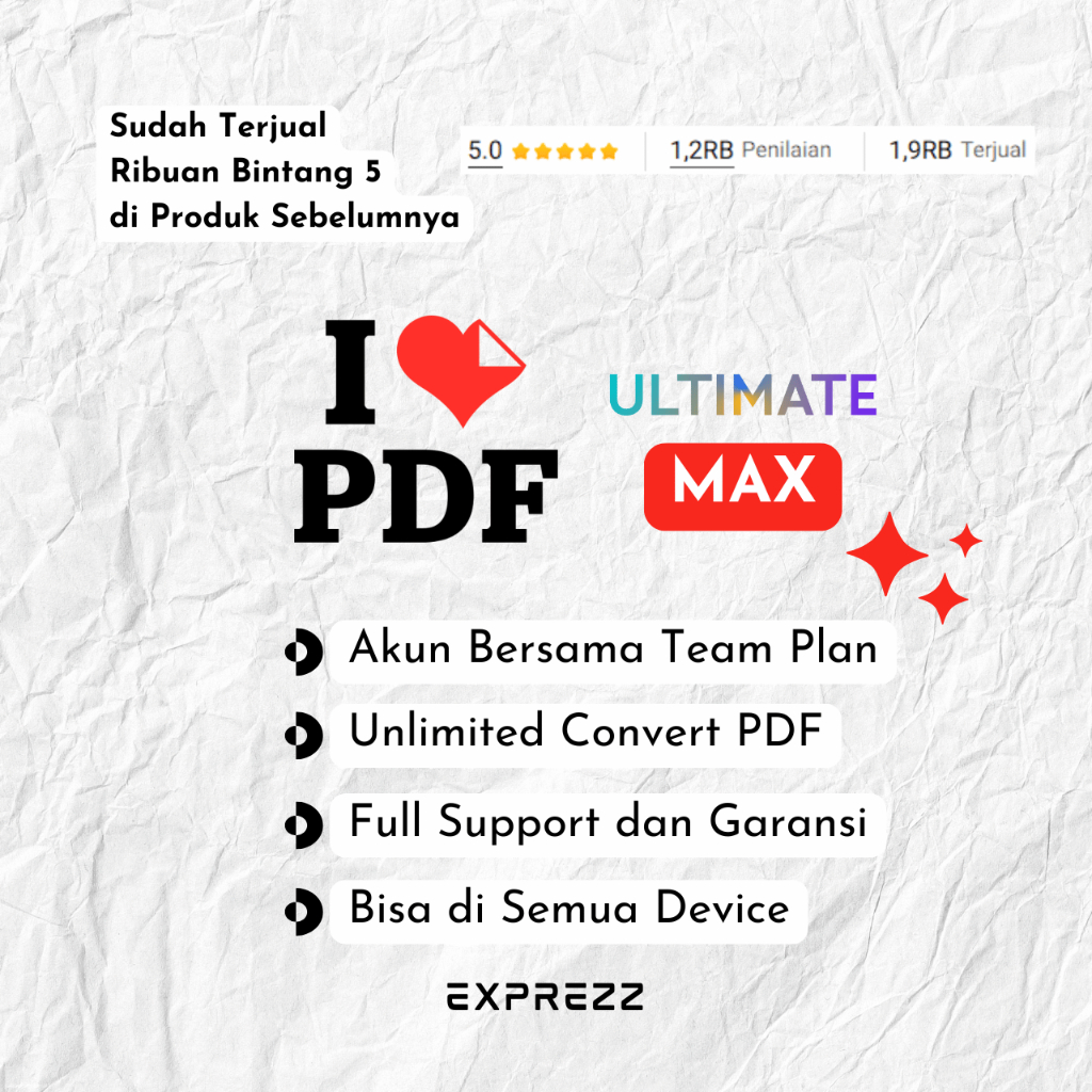 Jual ILOVEPDF PREMIUM LIFETIME I LOVE PDF | Shopee Indonesia