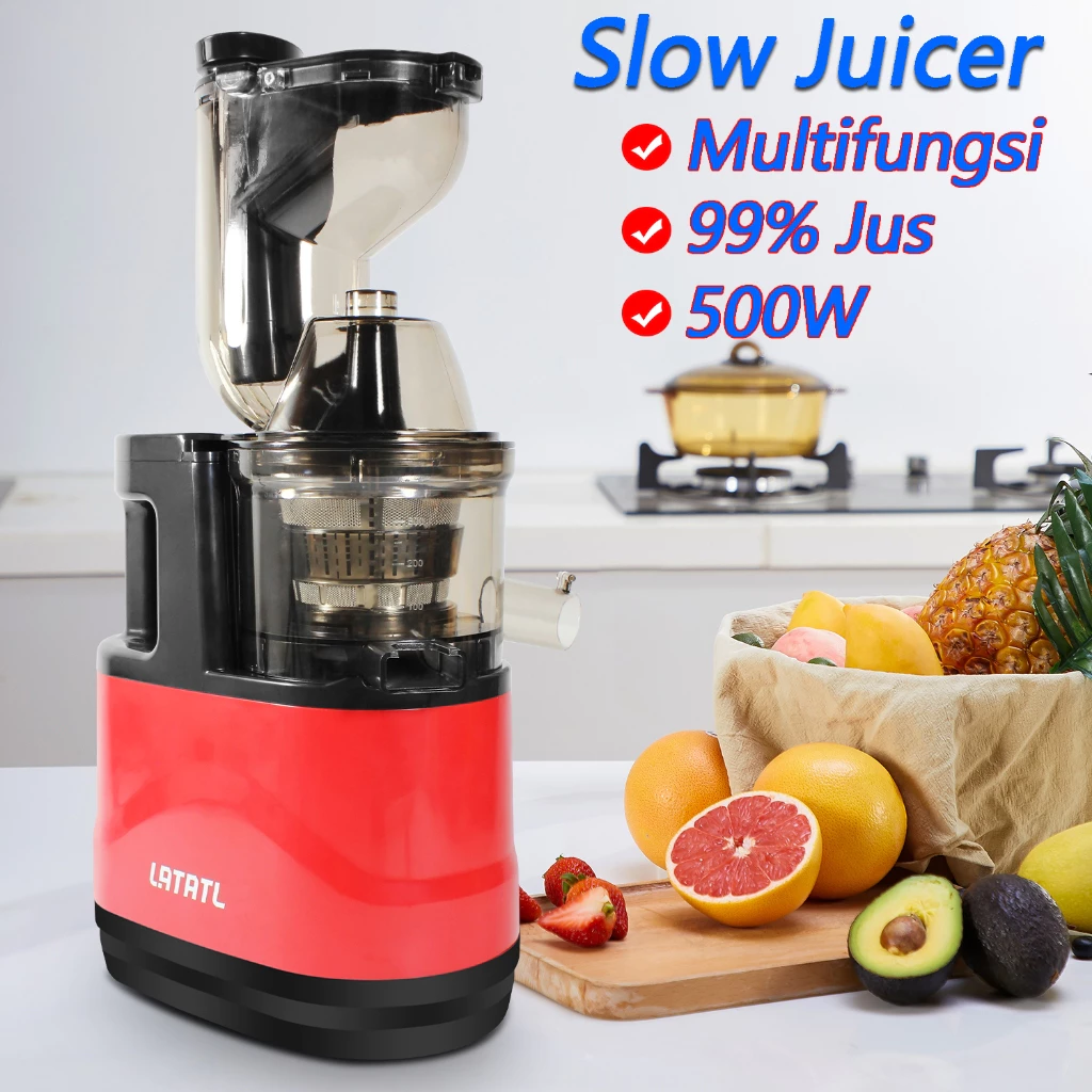 Slow juicer portable multifungsi big mouth sharp blender jus electric blender fruit