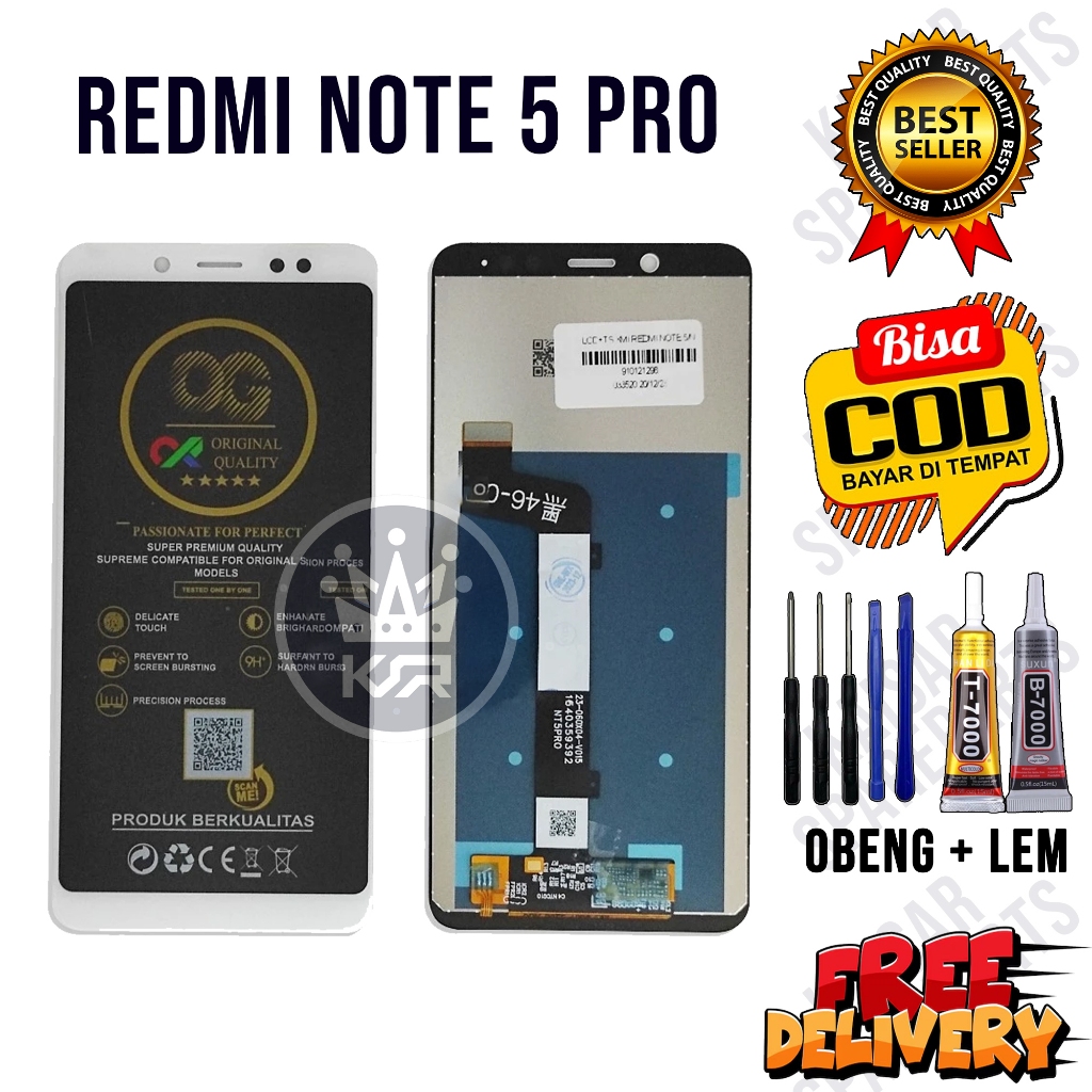 Jual Lcd Touchscreen REDMI NOTE 5 PRO Original OEM Quality Lcd ...
