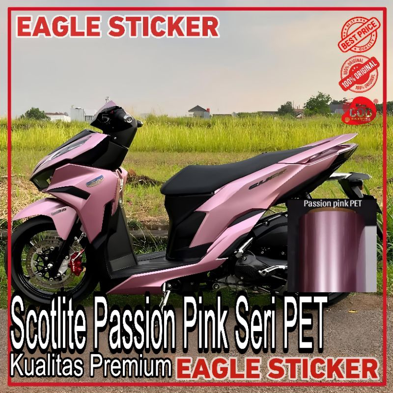 Jual Sticker Skotlet Passion Pink Seri PET Kualitas Premium Lebar 50 cm ...