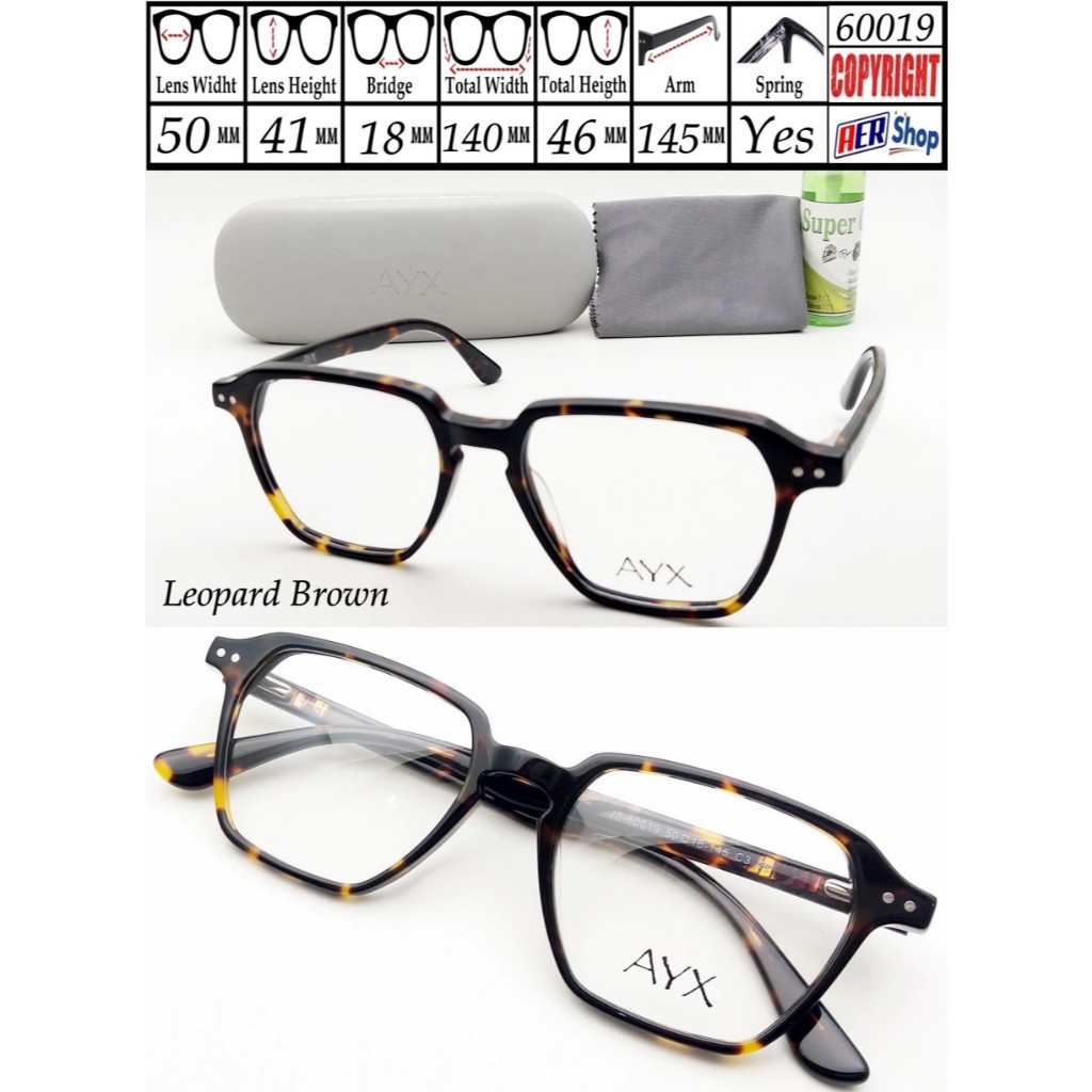 Jual Frame AYX ORIGINAL kacamata minus frame kotak terbaru stylis ...