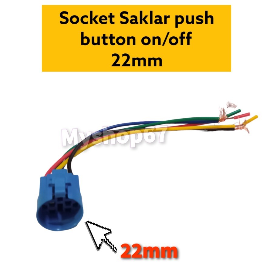 Jual Kabel switch on off Saklar button LED 22mm | Shopee Indonesia