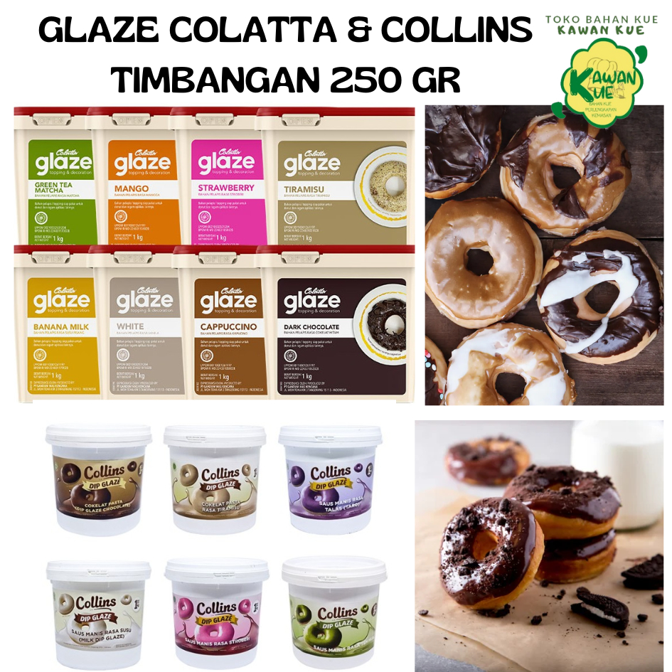 Jual Glaze Colatta Dan Collins Timbang 250 gr / Selai Untuk Topping ...