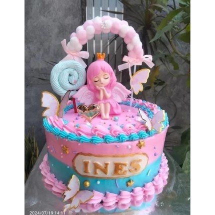 Jual PAJANGA TOPPER CAKE BONEKA PERI FAIRY CASTLE ISTANA MALAIKAT PERI ...