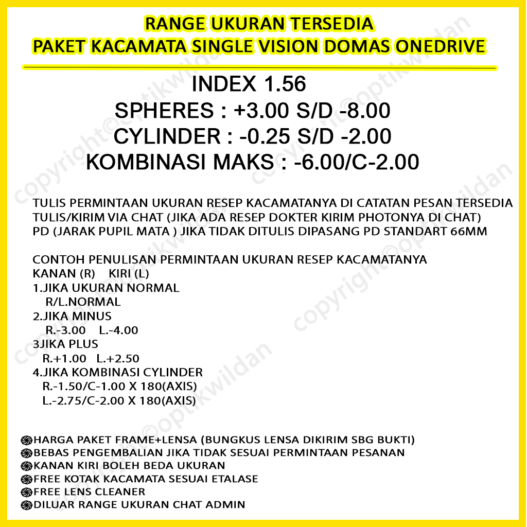 Jual PAKET KACAMATA(FRAME+LENSA) BLUECHROMIC ONEDRIVE ORIGINAL 8025 ...