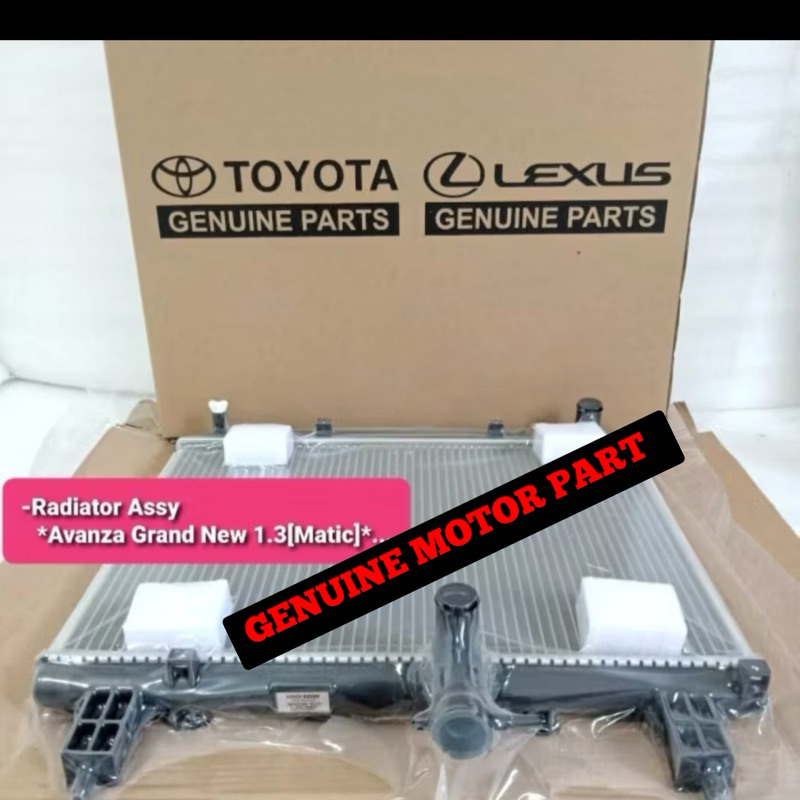 Jual Radiator assy Toyota Avanza 1.3 1300CC grand new 2016 up matic ...