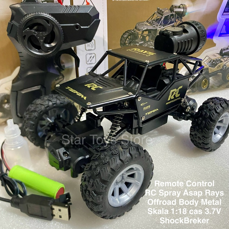 Jual RC Skala Remote Control Asap Rays Offroad Body Metal ShockBreker ...
