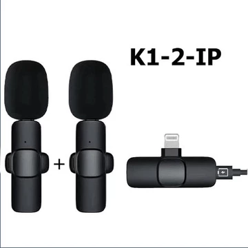 MeTiKo Mic Mikrofon Nirkabel HP Video Lavalier Microphone Portable Mic Wireless Berkendara