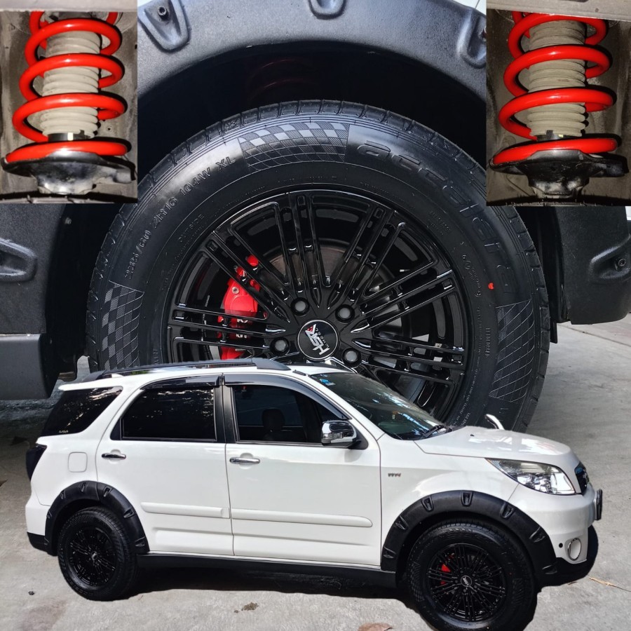 Jual PER CEPER LOWERING KIT TOYOTA RUSH DAIHATSU TERIOS RED 2017 ...
