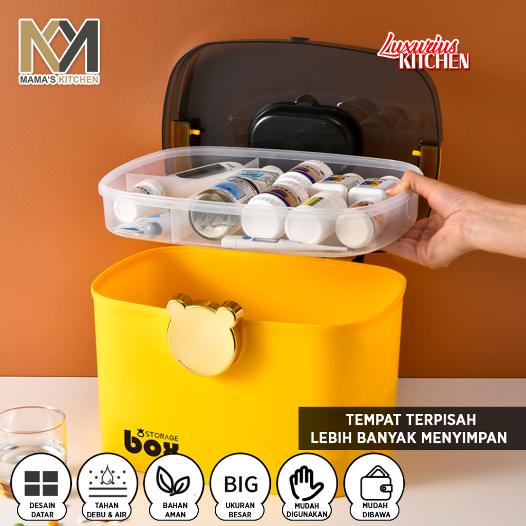 Jual Mama Kitchen Storage Box Container Box Kotak Penyimpanan Serbaguna ...