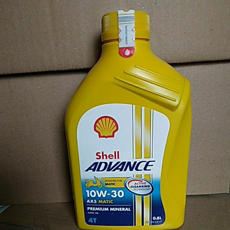 Jual Shell Advance Matic Oil AX5 MATIC 10W-30 Premium Mineral matic oil ...
