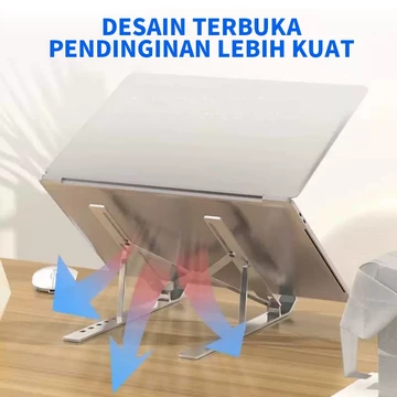 Dudukan Laptop Foldable Laptop Stand Tablet Stand Holder Lipat Notebook Stand Portable