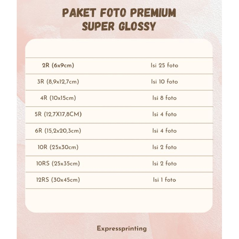 Jual (COD) PAKET FOTO PREMIUM 2R|3R|4R|5R|6R|10R|10RS|12RS LANGSUNG ...