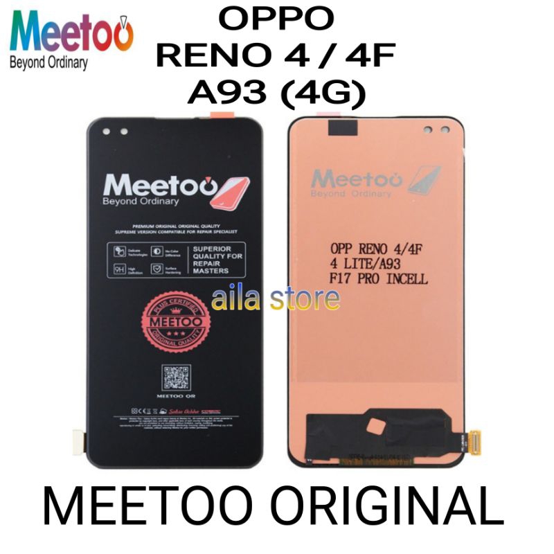 Jual LCD OPP0 RENO 4/4F/A93 4G 0RIGINAL MEETOO FULL SET | Shopee Indonesia