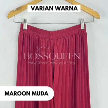Rok Plisket Premium Rok Mayung Plisket Grade A Fit To Xxl