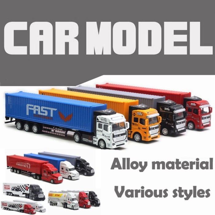 Jual Mainan Diecast Truck Container / Truk Kontainer / Truk Tangki ...