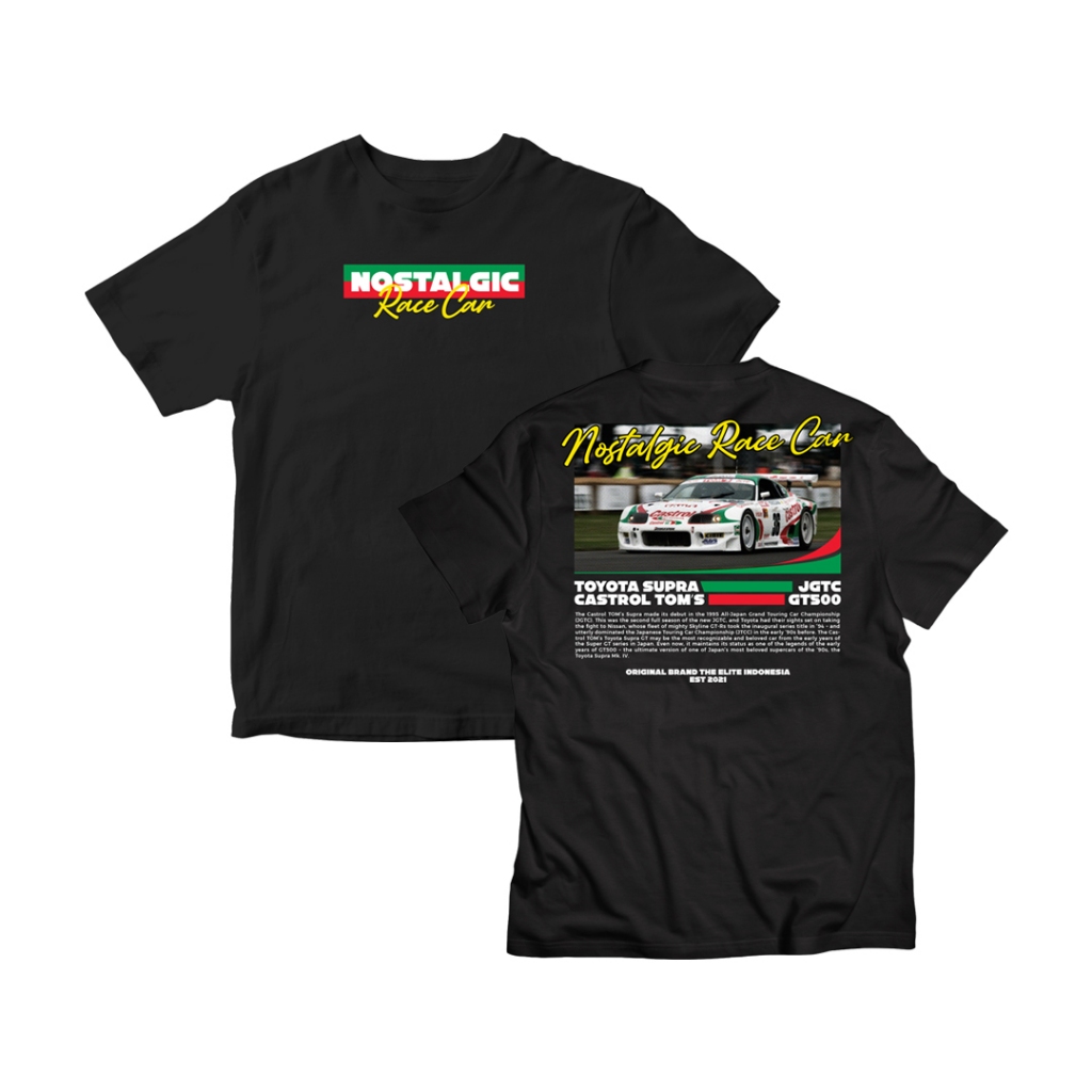Jual Elite Brand JGTC GT500 Nostalgic Race Castrol T-shirt | Shopee ...